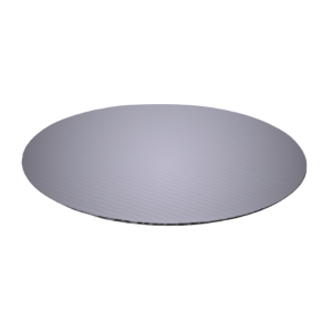 PZA BASE CARTON 20CM PLATEADA (LISO)