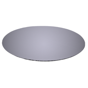 PZA BASE LISA 28CM PLATEADA